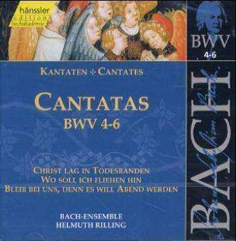 CD Johann Sebastian Bach: Cantatas BWV 4-6