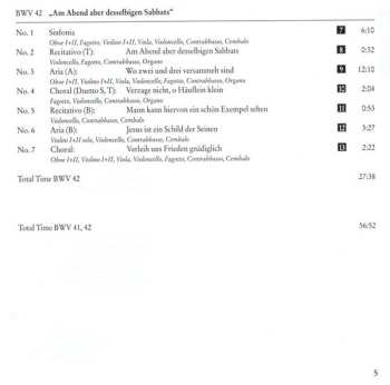 CD Johann Sebastian Bach: Cantatas BWV 41, 42