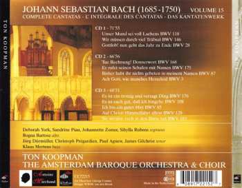 3CD Johann Sebastian Bach: Cantatas Vol. 15