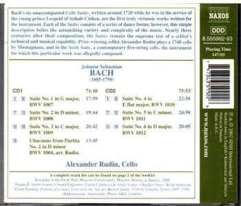 2CD Johann Sebastian Bach: Cello Suites