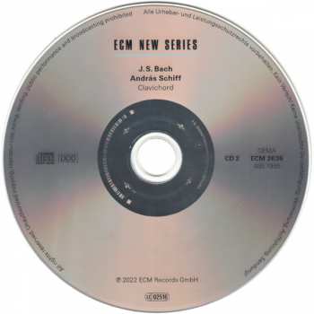 2CD Johann Sebastian Bach: Clavichord