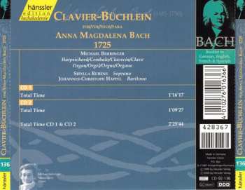2CD Johann Sebastian Bach: Clavier-Büchlein For / Für / Pour Anna Magdalena Bach 1725