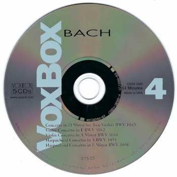 5CD Johann Sebastian Bach: Complete Concerti, Orchestral Suites