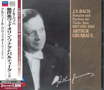 2CD Johann Sebastian Bach: Sonatas And Partitas For Violin Solo BWV 1001 - 1006 LTD