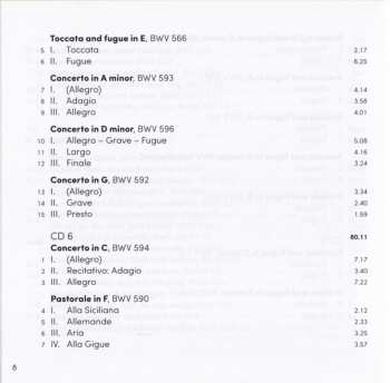15CD/Doos Johann Sebastian Bach: Complete Works For Organ