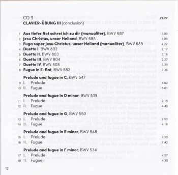 15CD/Doos Johann Sebastian Bach: Complete Works For Organ