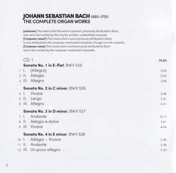 15CD/Doos Johann Sebastian Bach: Complete Works For Organ