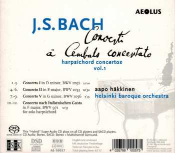SACD Johann Sebastian Bach: Concerti À Cembalo Concertato Vol. 1