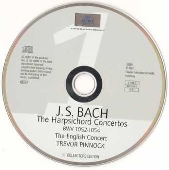 5CD/Doos Johann Sebastian Bach: Concertos