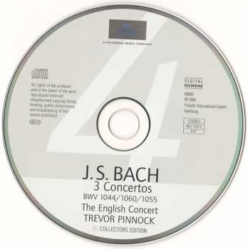 5CD/Doos Johann Sebastian Bach: Concertos