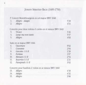 CD Johann Sebastian Bach: Concerts Avec Plusieurs Instruments - II