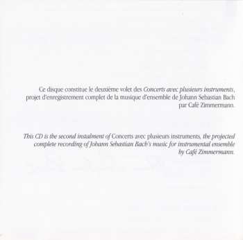 CD Johann Sebastian Bach: Concerts Avec Plusieurs Instruments - II