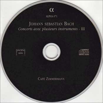 CD Johann Sebastian Bach: Concerts Avec Plusieurs Instruments - III