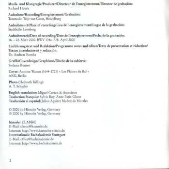 2CD Johann Sebastian Bach: Congratulatory And Hommage Cantatas (BWV 30a, 36c, 36b, 134a, 173a)