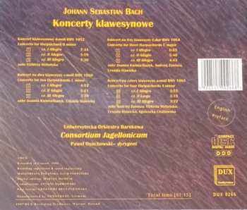 CD Johann Sebastian Bach: Koncerty Klawesynowe