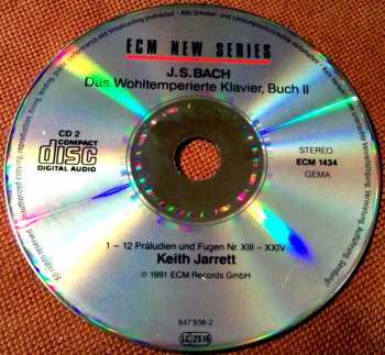 2CD Johann Sebastian Bach: Das Wohltemperierte Klavier, Buch II