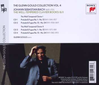 4CD Johann Sebastian Bach: The Well-Tempered Clavier Books I & II 