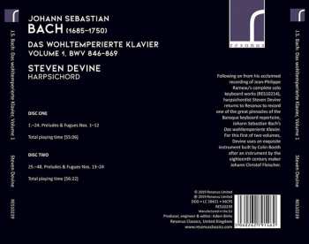 2CD Johann Sebastian Bach: Das Wohltemperierte  Klavier Volume 1