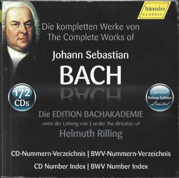 172CD/Doos Johann Sebastian Bach: Die Kompletten Werke Von Johann Sebastian Bach (Edition Bachakademie)