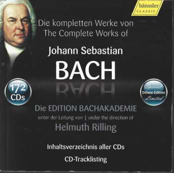 172CD/Doos Johann Sebastian Bach: Die Kompletten Werke Von Johann Sebastian Bach (Edition Bachakademie)