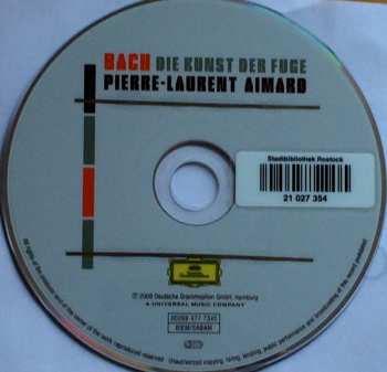 CD Johann Sebastian Bach: Die Kunst Der Fuge