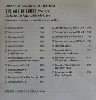 CD Johann Sebastian Bach: Die Kunst Der Fuge