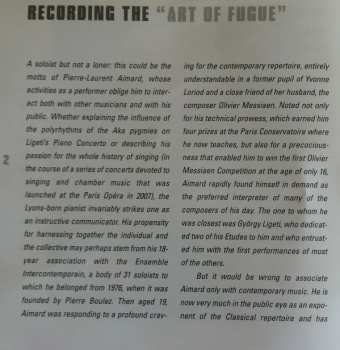 CD Johann Sebastian Bach: Die Kunst Der Fuge