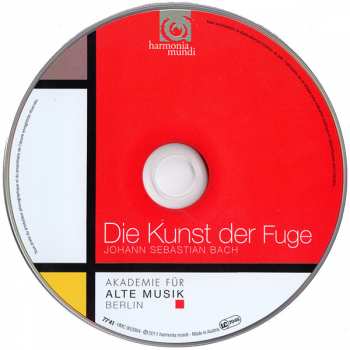 CD Johann Sebastian Bach: Die Kunst Der Fuge