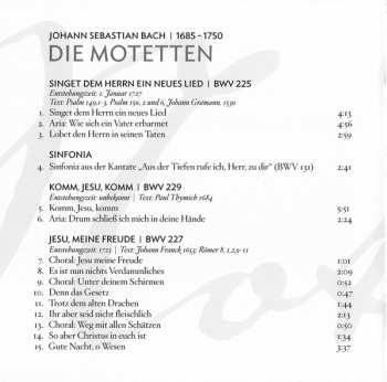 CD Johann Sebastian Bach: Die Motetten
