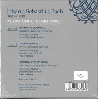 3CD Johann Sebastian Bach: Die Oratorien