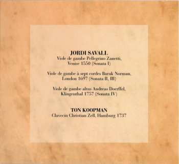 CD Johann Sebastian Bach: Die Sonaten Für Viola Da Gamba Und Cembalo
