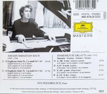 CD Johann Sebastian Bach: Englische Suiten 2 & 3 / 4 Sonaten