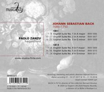 2CD Johann Sebastian Bach: English Suites BWV 806-811