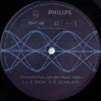 LP Johann Sebastian Bach: Europäisches Jahr Der Musik 1985