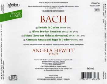 CD Johann Sebastian Bach: Fantasia In C Minor, Two-Part Inventions, Three Part Inventions, Chromatic Fantasia And Fugue