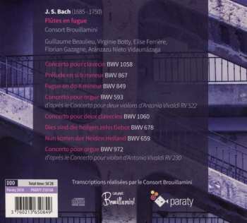 CD Johann Sebastian Bach: Flûtes En Fugue