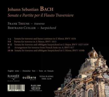 CD Johann Sebastian Bach: Sonate E Partite Per Il Flauto Traversiere