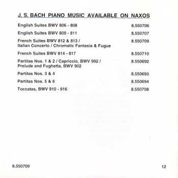 CD Johann Sebastian Bach: French Suites Nos. 1 & 2 BWV 812 & 813 • Italian Concerto • Chromatic Fantasia And Fugue
