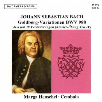 CD Johann Sebastian Bach: Goldberg-variationen Bwv 988