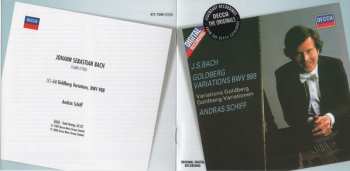 CD Johann Sebastian Bach: J. S. Bach: Goldberg Variations
