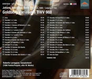 CD Johann Sebastian Bach: Goldberg Variations BWV 988