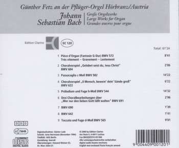 CD Johann Sebastian Bach: Large Works For Organ / Große Orgelwerke