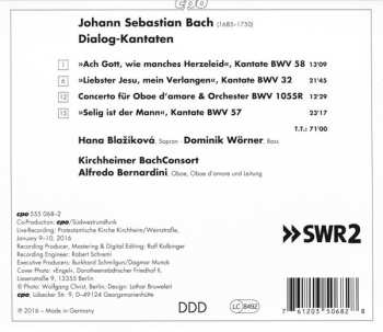 CD Johann Sebastian Bach: Ach Gott, Wie Manches Herzeleid - Dialog-Kantaten
