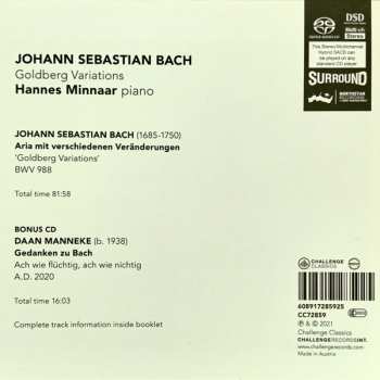 2SACD Johann Sebastian Bach: Goldberg Variations