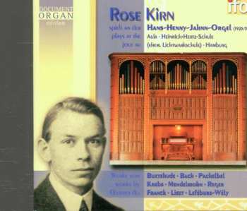 Album Johann Sebastian Bach: Hans-henny-jahnn-orgel Der Heinrich-hertz-schule Hamburg