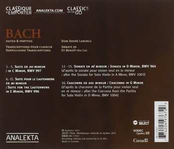 CD Johann Sebastian Bach: Suites And Partitas