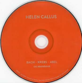 CD Johann Sebastian Bach: Helen Callus, Bach - Krebs - Abel