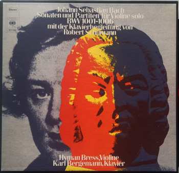 3LP/Doos Johann Sebastian Bach: Sonaten Und Partiten Für Violine Solo BWV 1001-1006 Mit Der Klavierbegleitung Von Robert Schumann