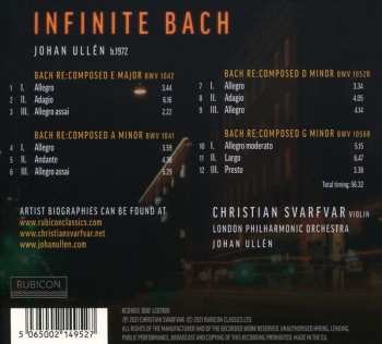 CD Johann Sebastian Bach: Infinite Bach By Johan Ullén