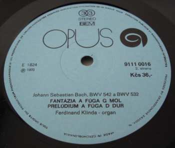 LP Johann Sebastian Bach: Johann Sebastian Bach